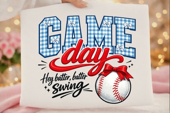 Baseball Game Day Coquette Bow Png Review