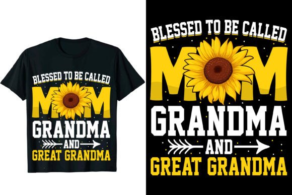 Blessed to Be Called Mom Grandma T Shirt