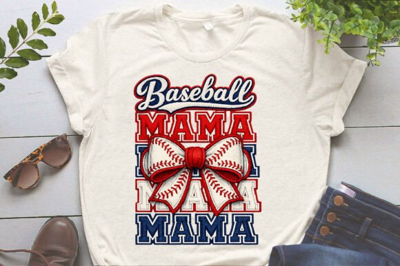 Cute Bow Baseball Mom Game Day Png Review