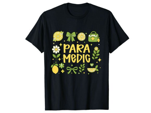 Cute Lemon Medic Paramedic T-Shirt