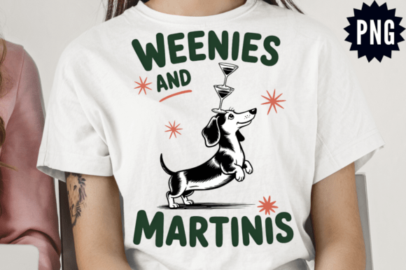 Dachshund Weenie Martini PNG Design Review