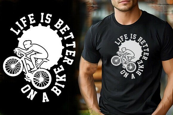 LIFE is BETTER on a BIKE TSHIRT DESIGN Review