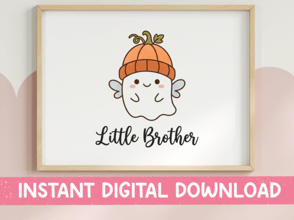Little Brother Pumpkin Hat Ghost Print Review