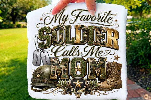 My Favorite Soldier Calls Me Mom T-shirt