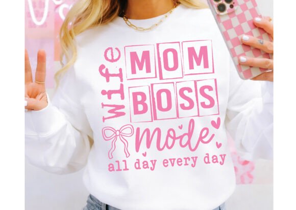 Retro Wife Boss Mom Png Review