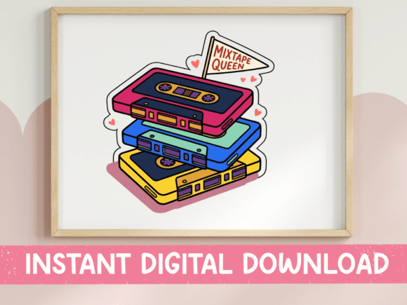 Review: Mixtape Queen Stacked Cassettes Design
