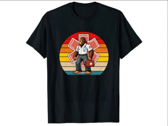 Review: Vintage Bigfoot EMT Paramedic Embroidery Design
