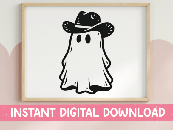 Smiling Cowboy Ghost Halloween Design Review