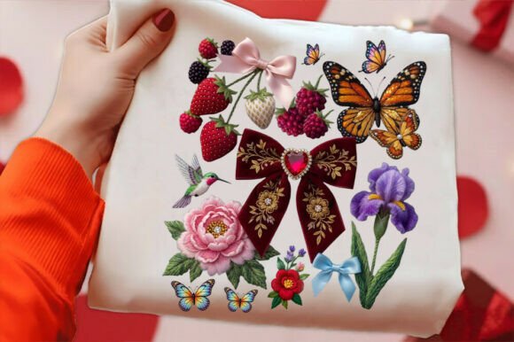 Strawberry Coquette Png Preppy Fruit Bow Review