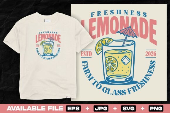Vintage Lemonade Streetwear Print Design Review