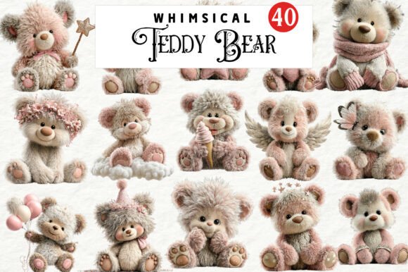 Whimsical Teddy Bear Clipart Review