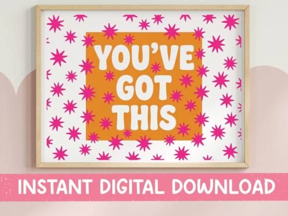 Youve Got This Encouragement Star Print Review